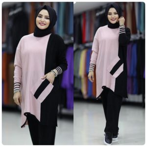 Tunik pantolon triko takım