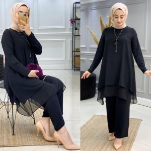 Tunik pantalon takım