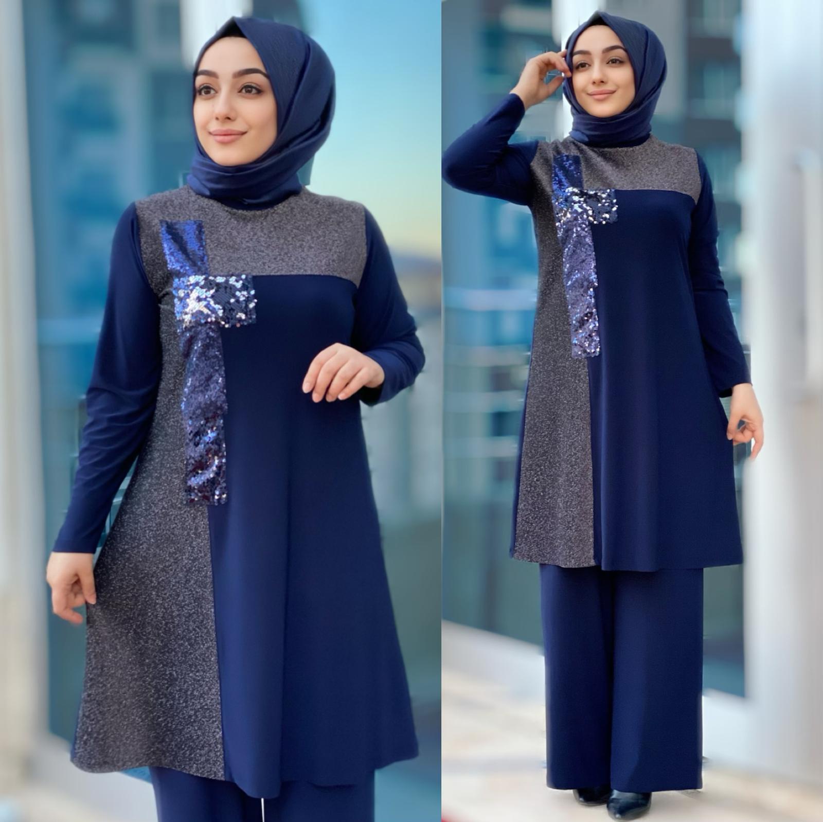 Tunik pantalon takım