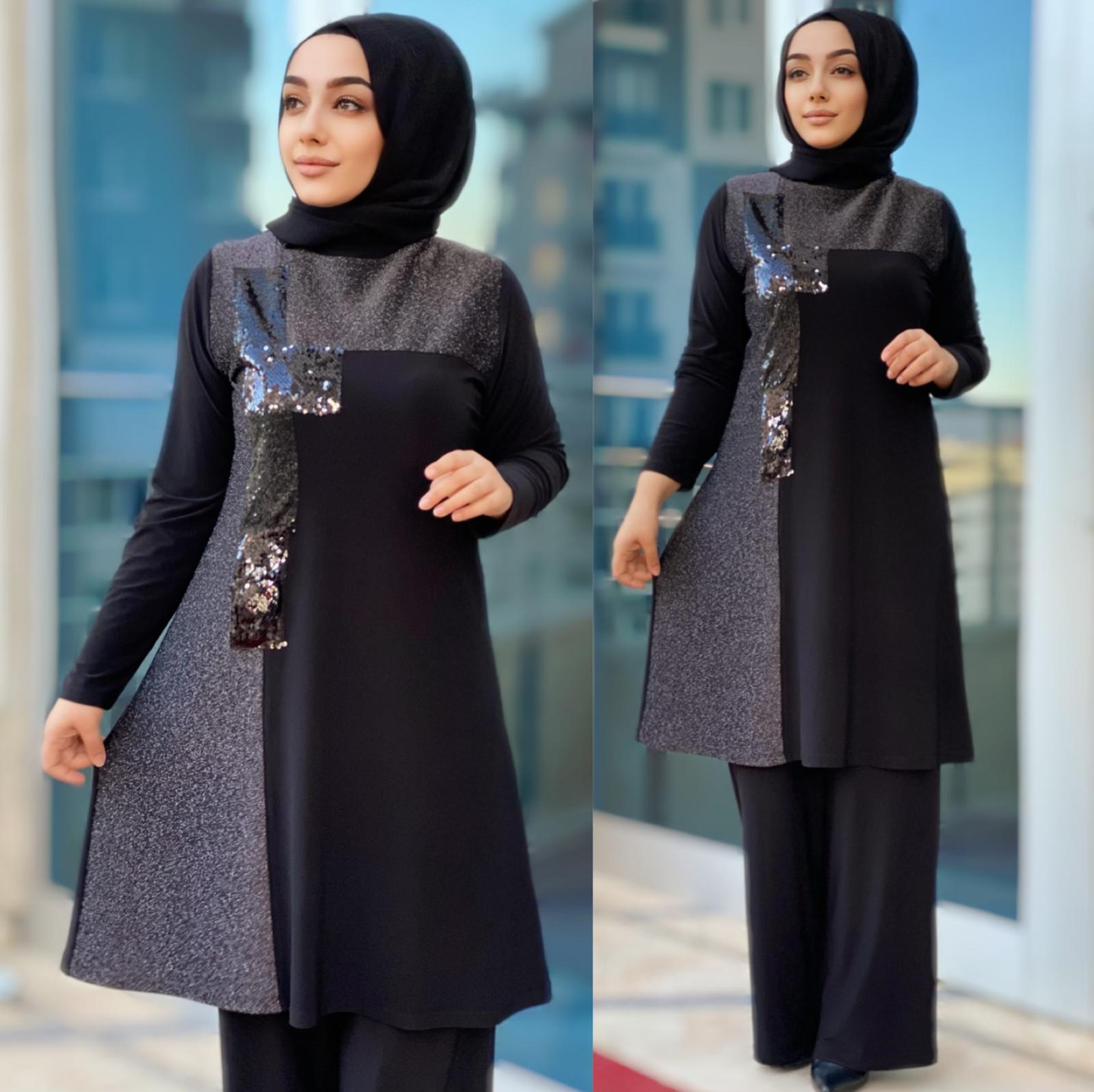 Tunik pantalon takım - Görsel 4
