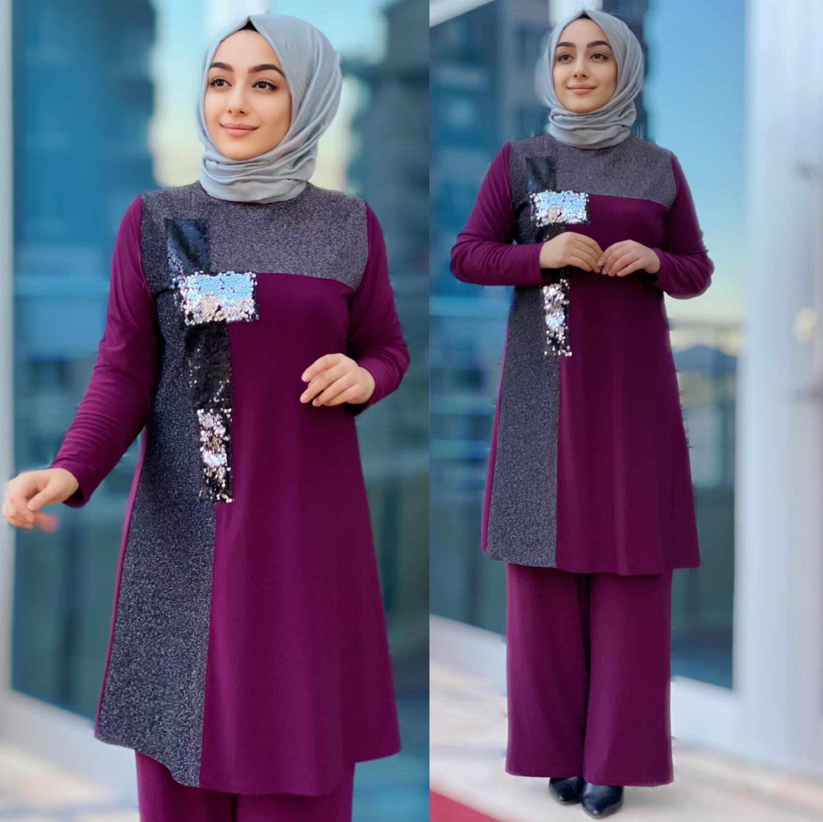 Tunik pantalon takım - Görsel 3