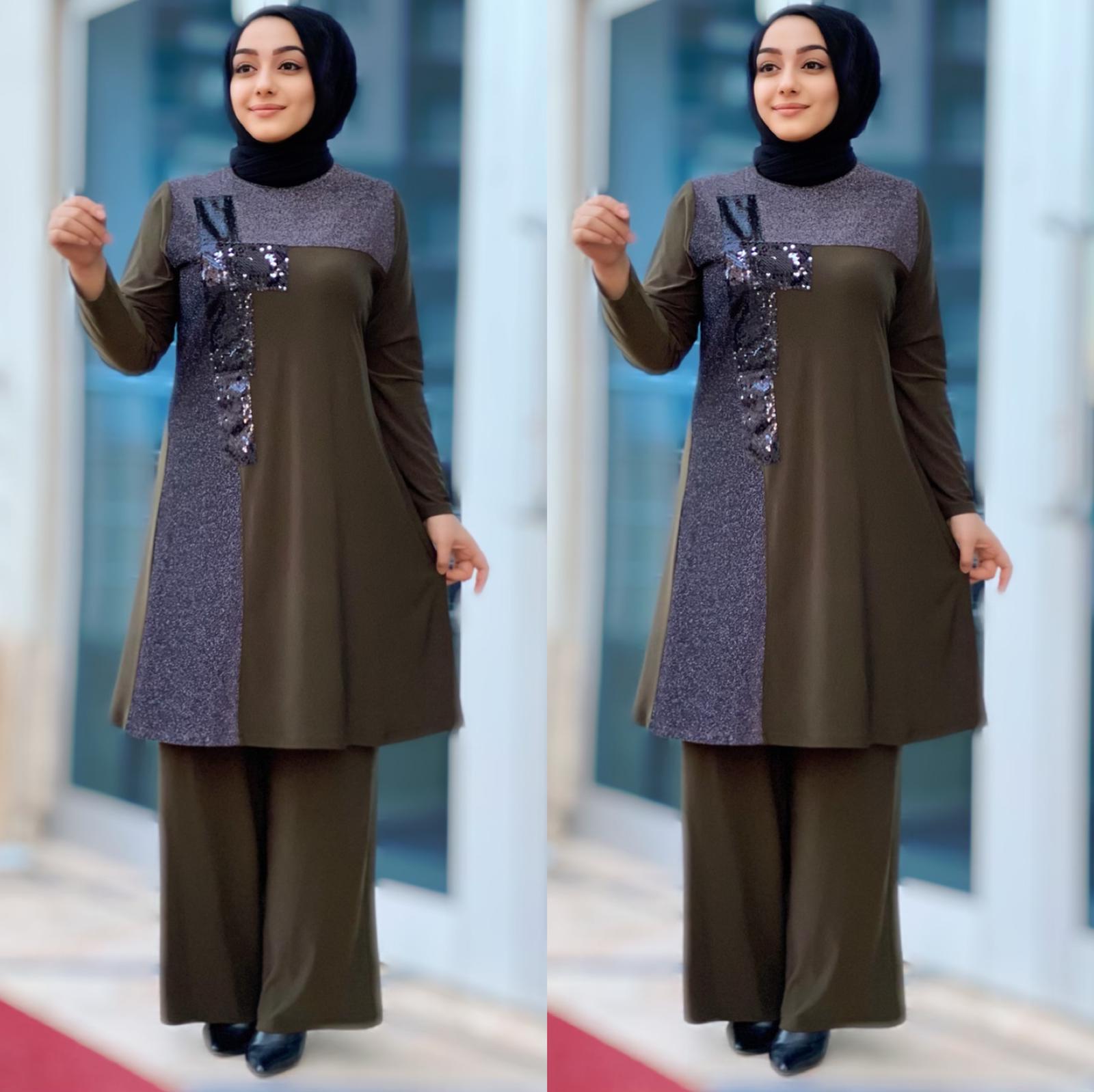 Tunik pantalon takım - Görsel 2