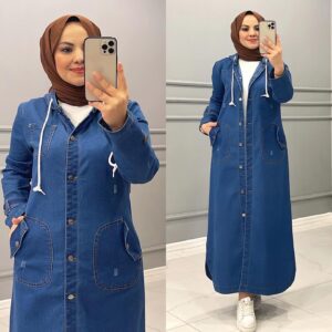 Kot kap düğmeli cepli