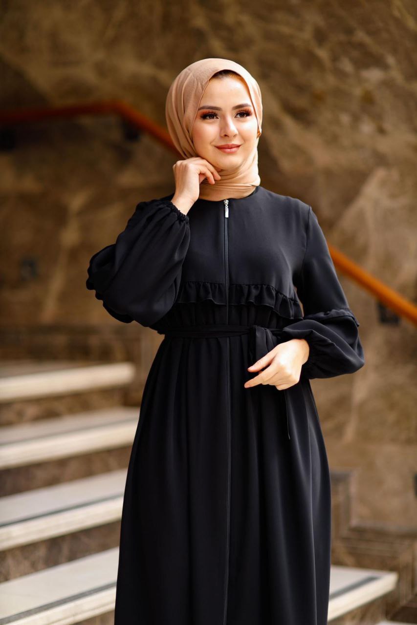 Büyük beden ferace abaya - Görsel 2