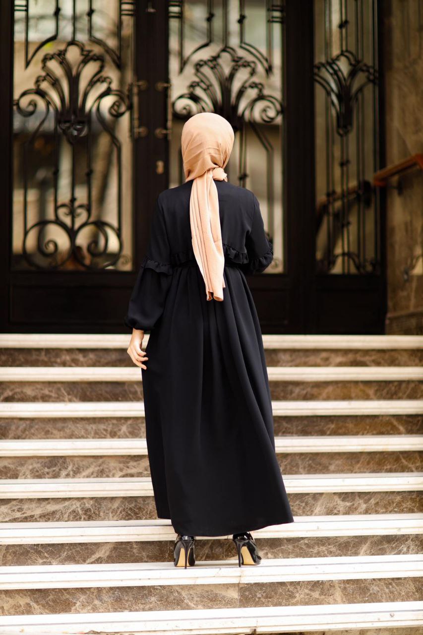 Büyük beden ferace abaya - Görsel 10