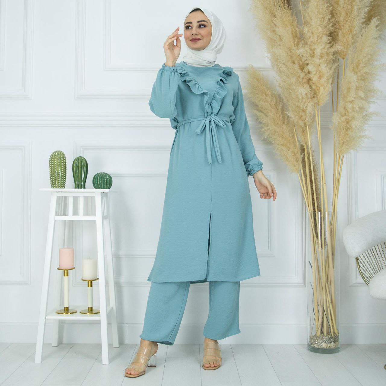 Tunik pantalon takım - Görsel 5