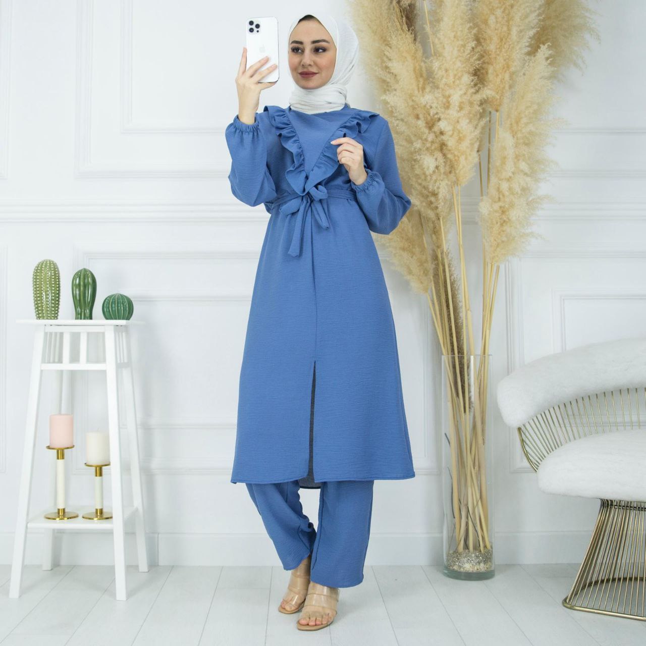 Tunik pantalon takım - Görsel 8