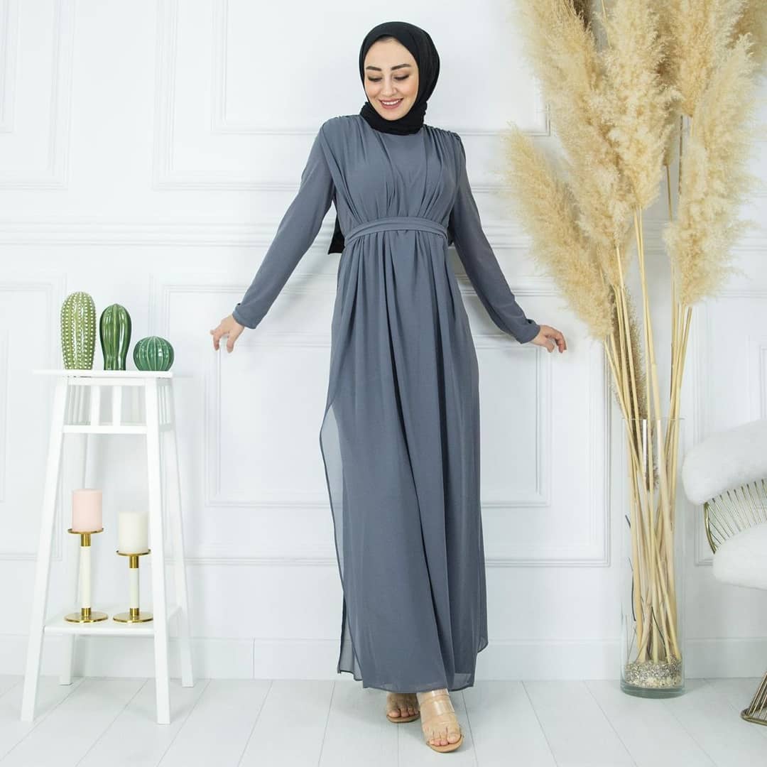 Şifon tulum sandy kumaş - Görsel 6