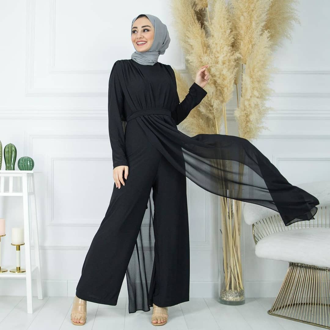 Şifon tulum sandy kumaş - Görsel 5