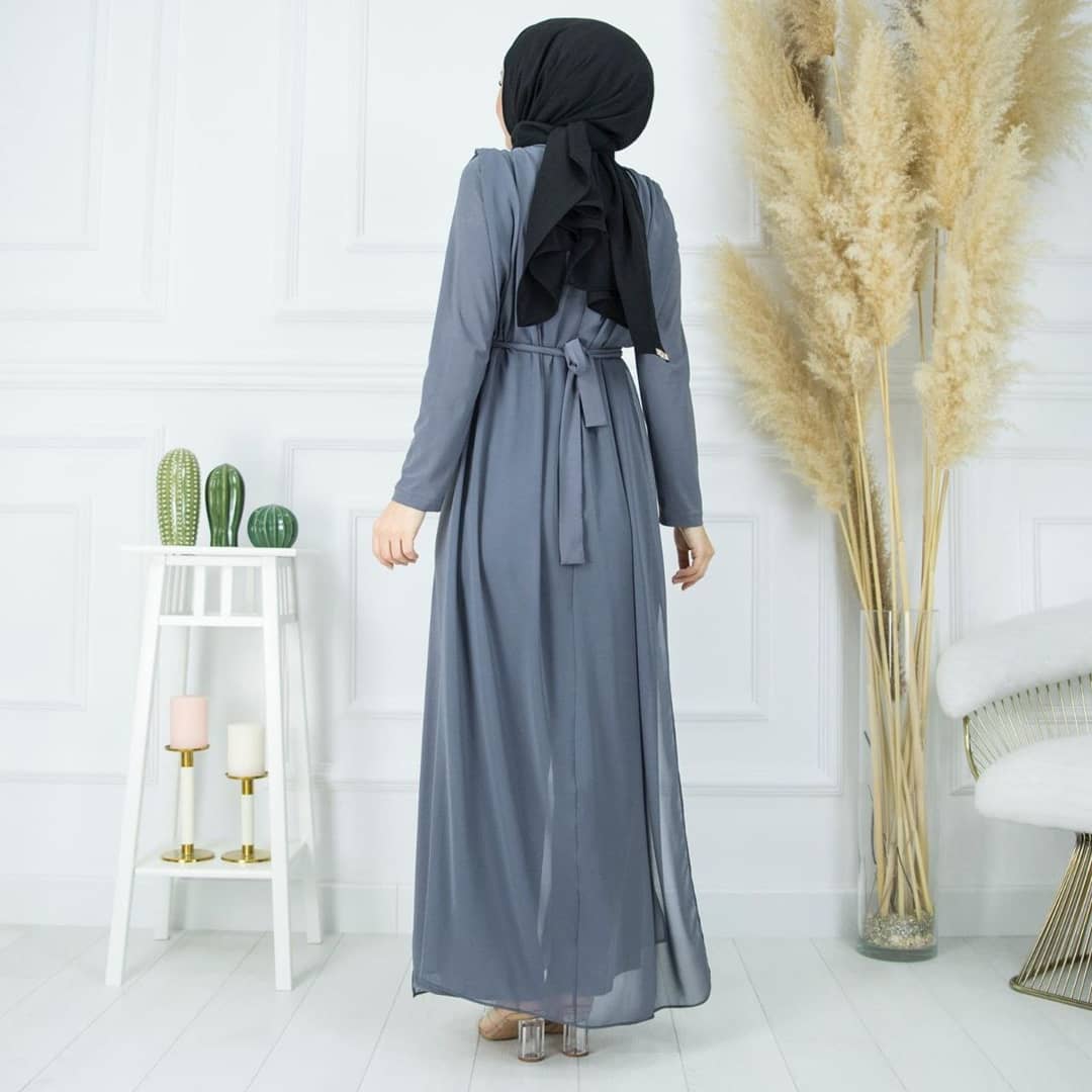 Şifon tulum sandy kumaş - Görsel 3