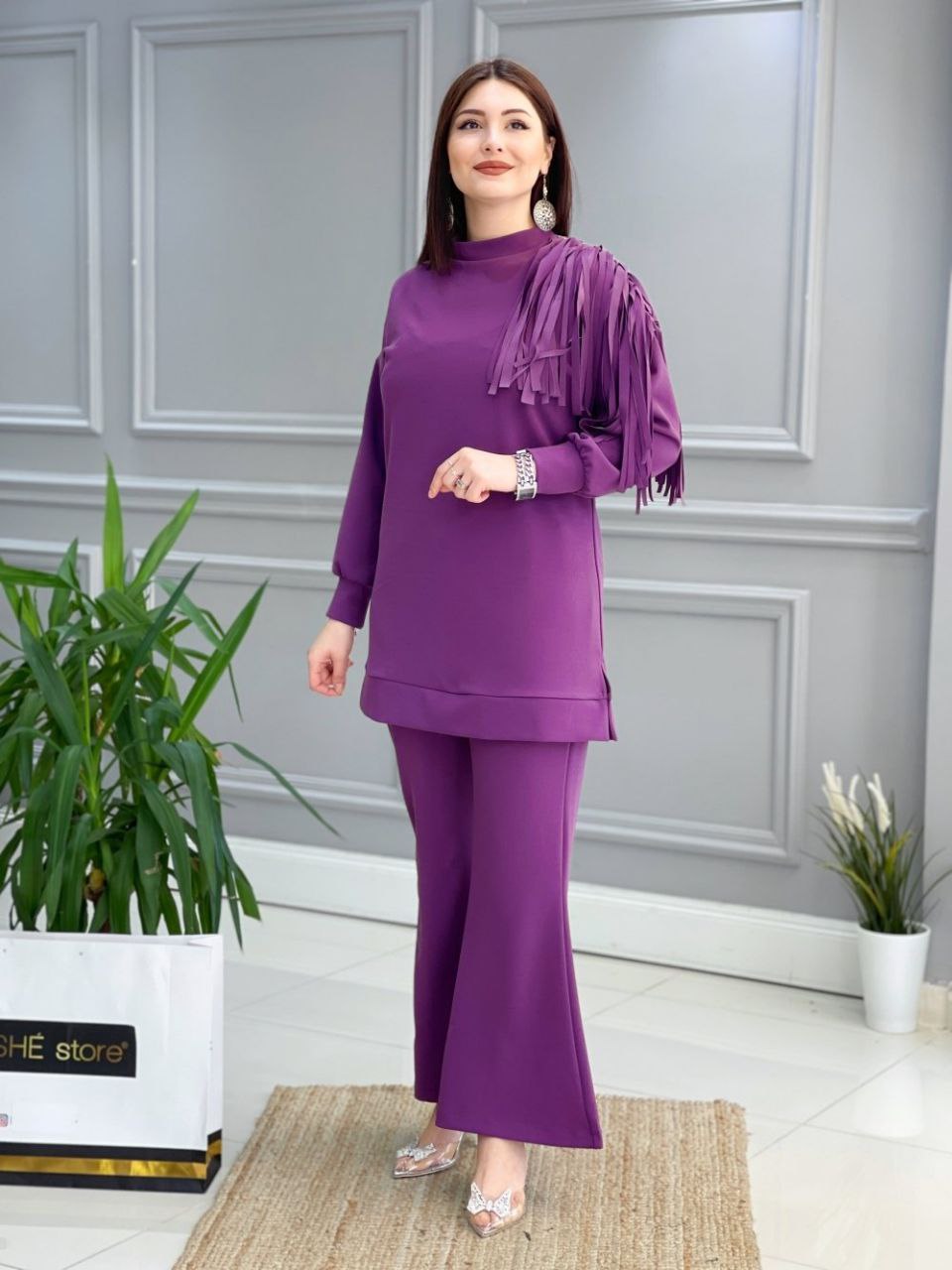 Tunik pantolon takım