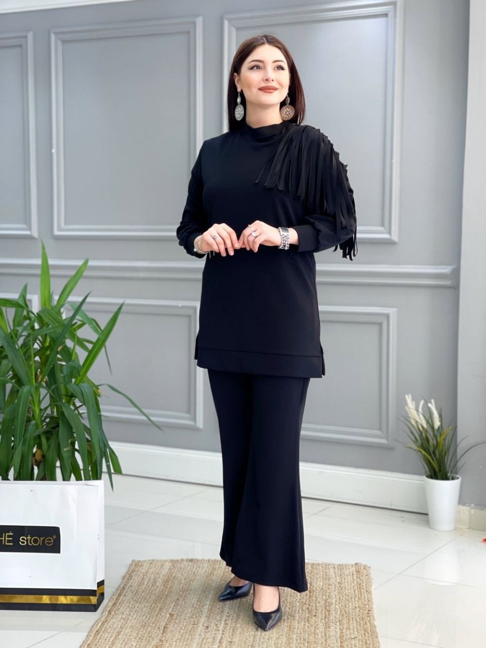 Tunik pantolon takım - Görsel 2