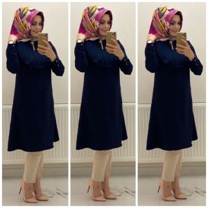 Tunik pantalon takım ayrobin kumaş