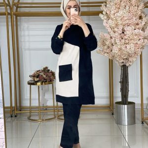 Ayrobin krep kumaş takım