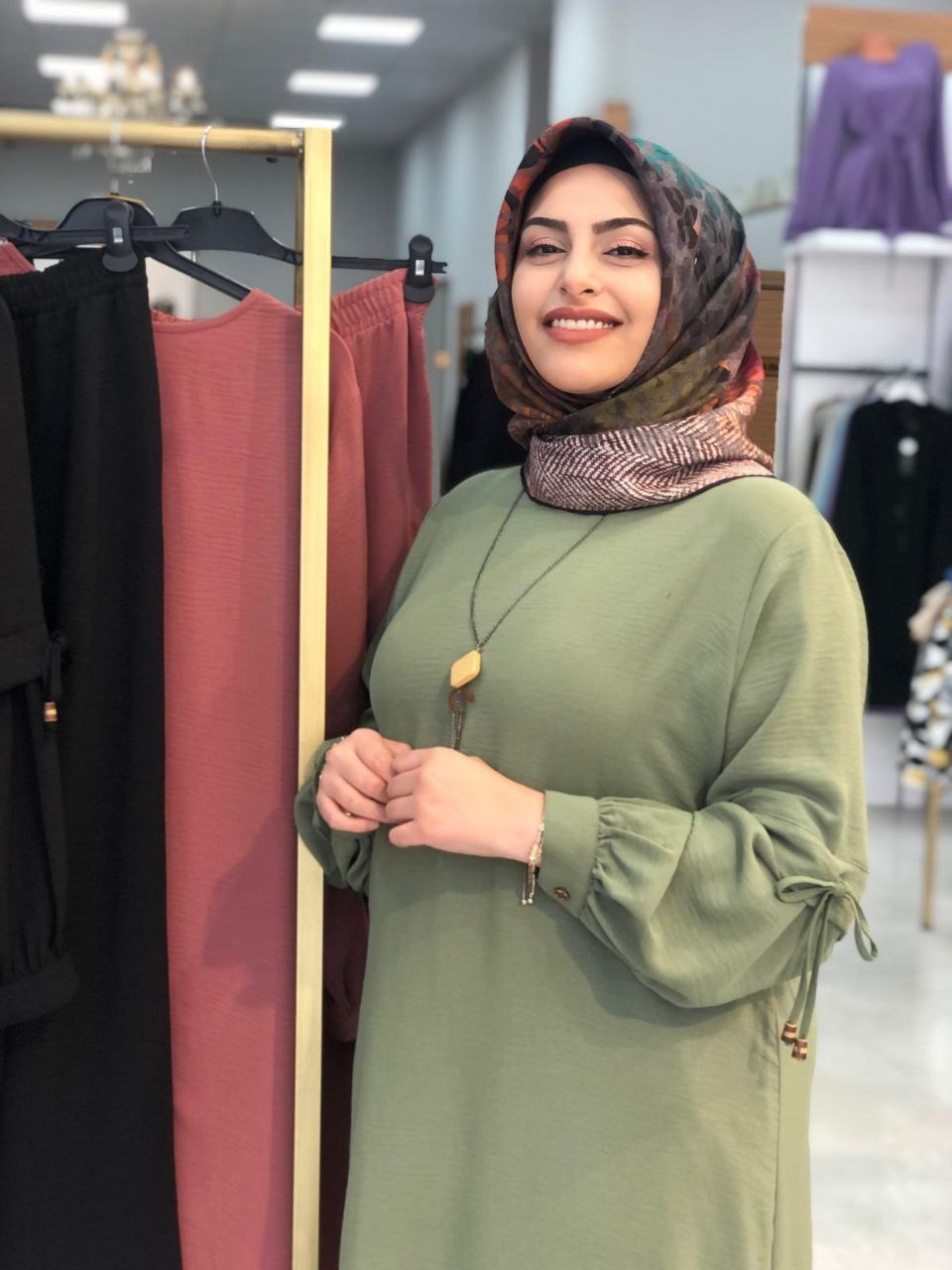 Büyük beden ayrobin kumaş takım - Görsel 3