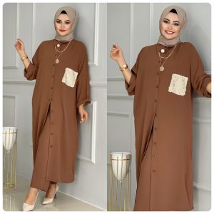 Büyük beden tunik pantalon takım
