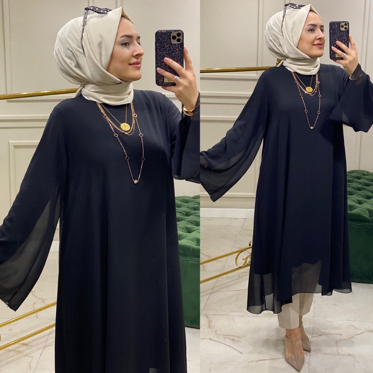Tunik pantalon takım - Görsel 4