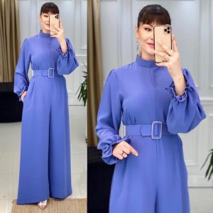 Kolları fırfırlı tulum 1.sınıf  krep kumaş