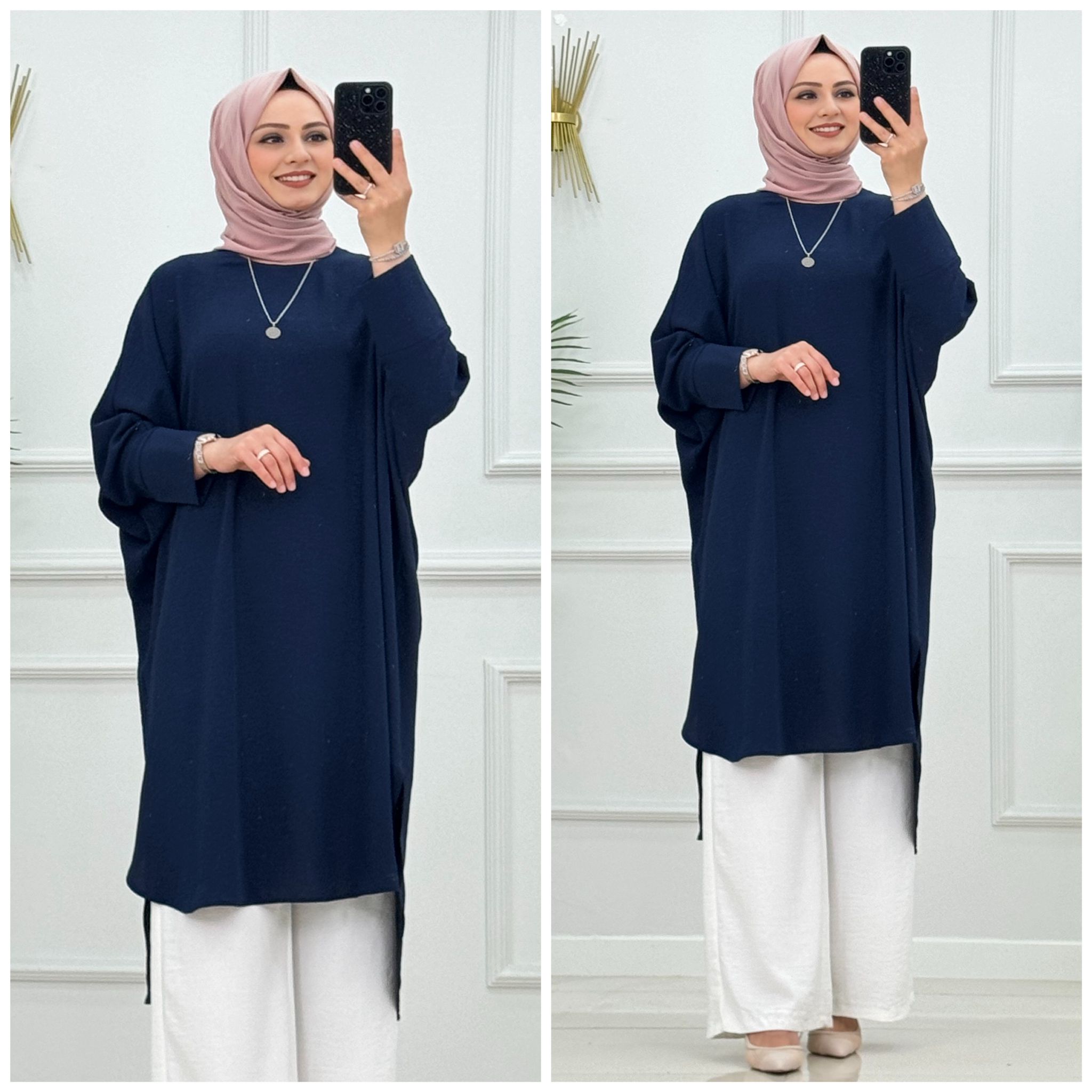 Sanem tunik ayrobin kumaş - Görsel 8