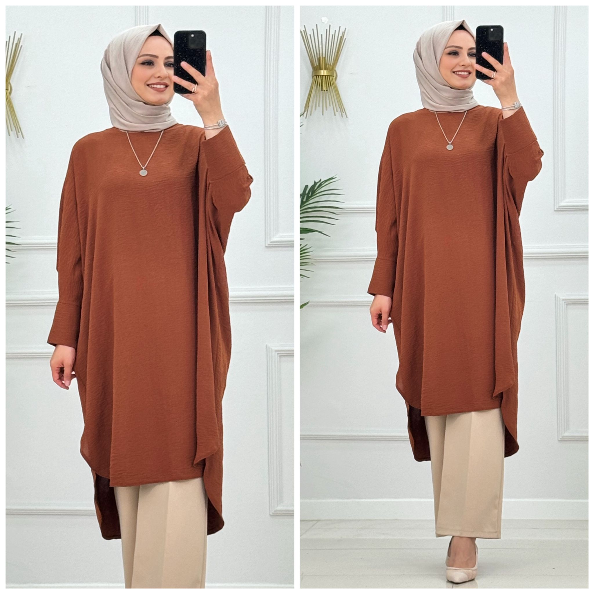 Sanem tunik ayrobin kumaş - Görsel 6