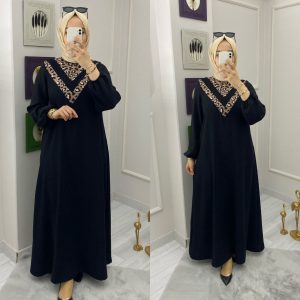 yazlık ayrobin kumaş elbise