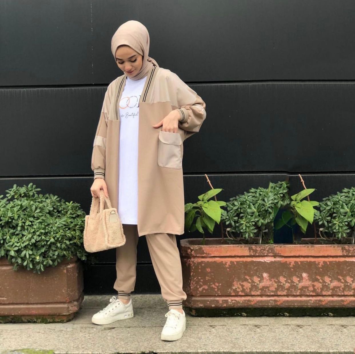 Spor tunik takım hürrem kumaş - Görsel 3