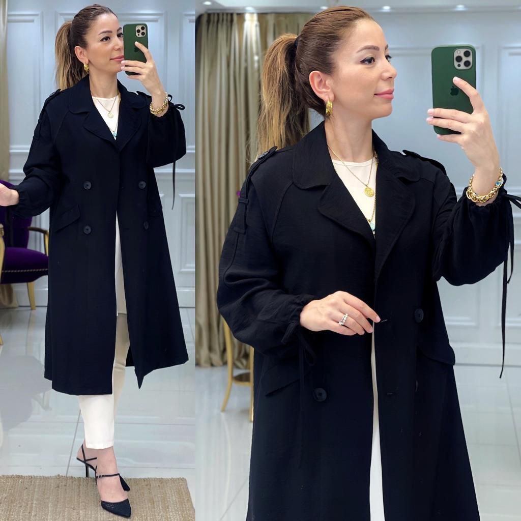 Ayrobin trenç büyük beden - Görsel 8