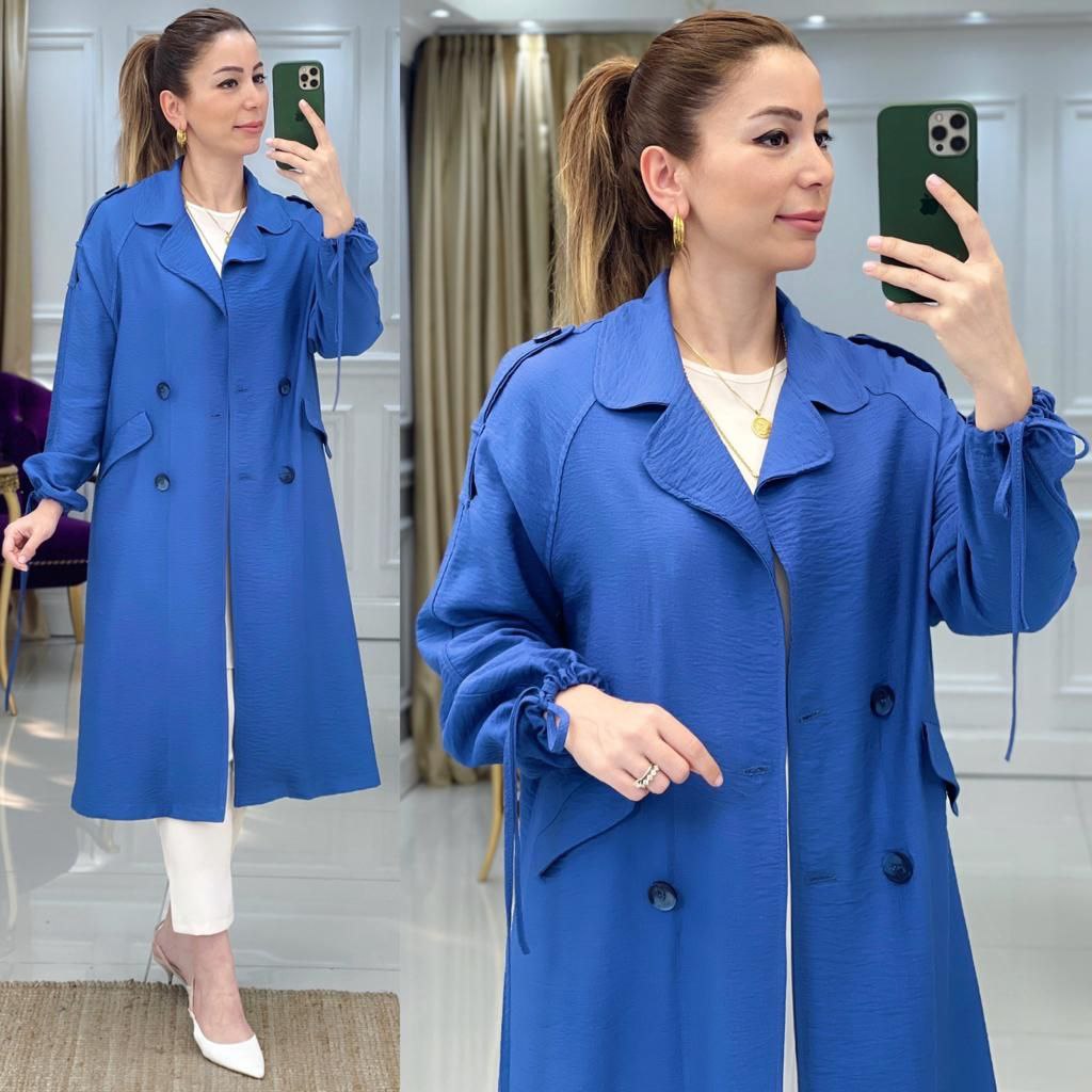 Ayrobin trenç büyük beden - Görsel 5