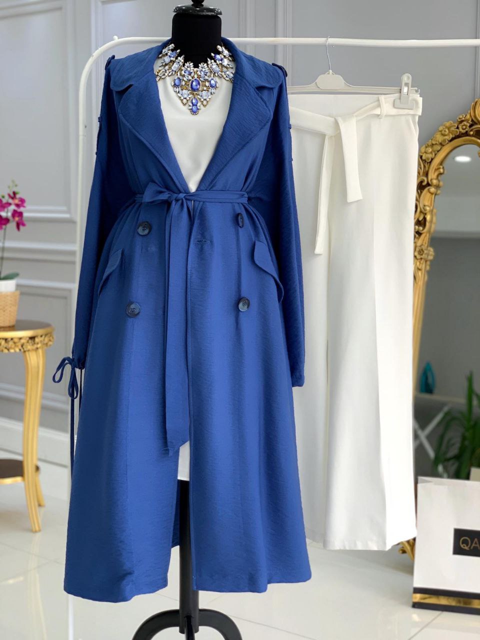 Ayrobin trenç büyük beden - Görsel 4