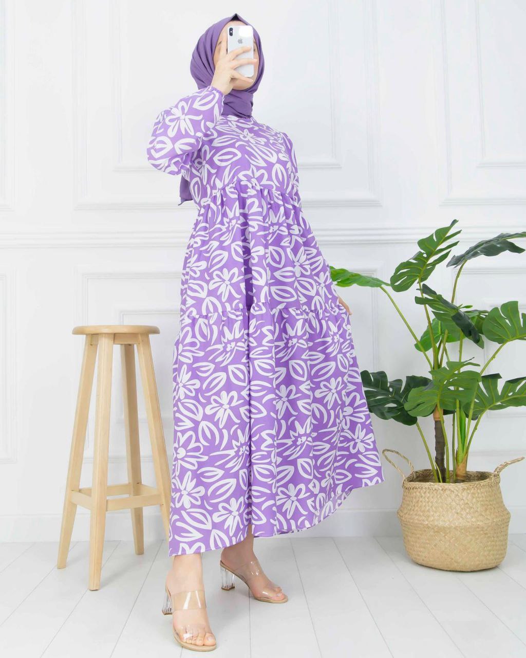 Yeni model terikoton elbise - Görsel 9