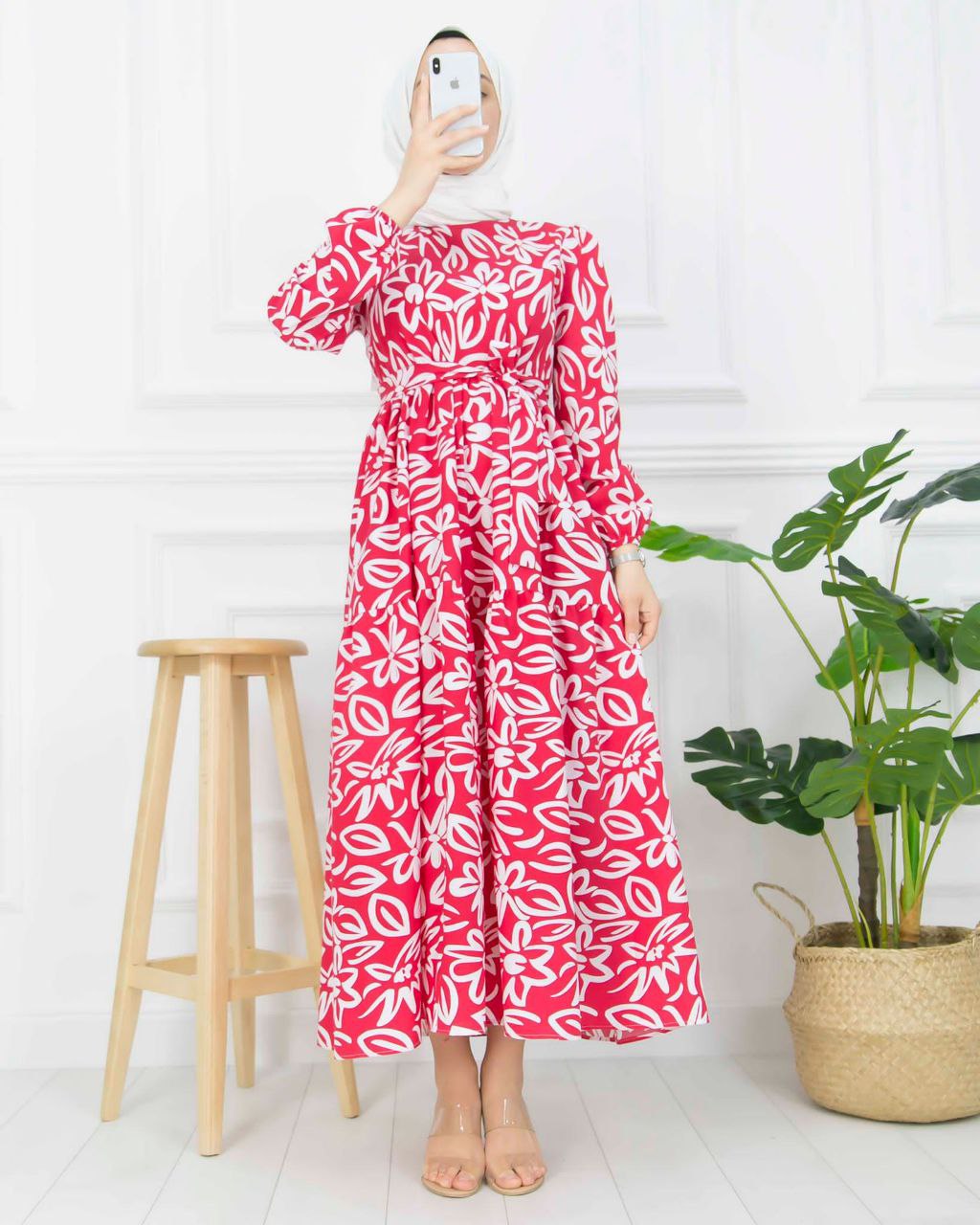 Yeni model terikoton elbise - Görsel 8