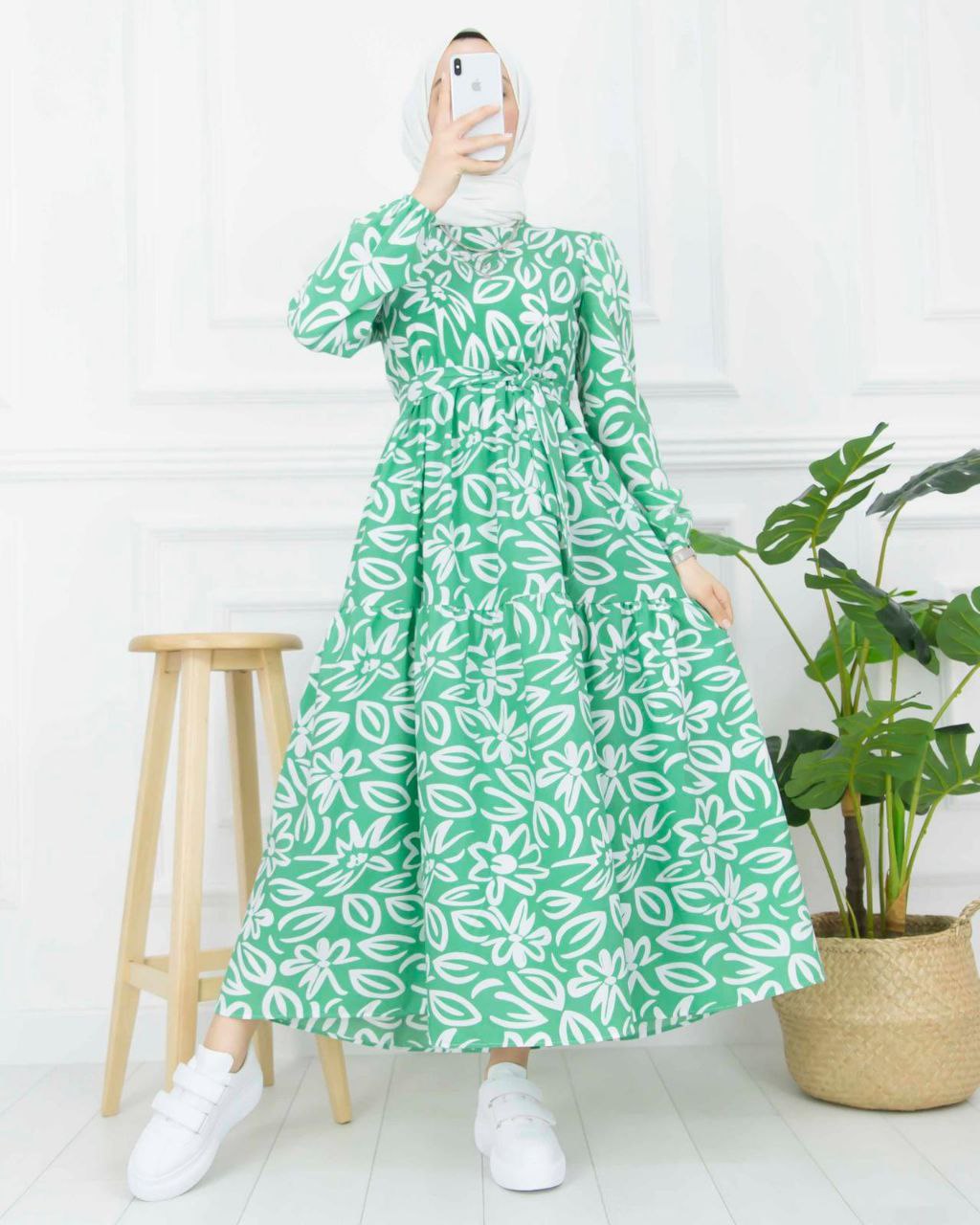 Yeni model terikoton elbise - Görsel 7