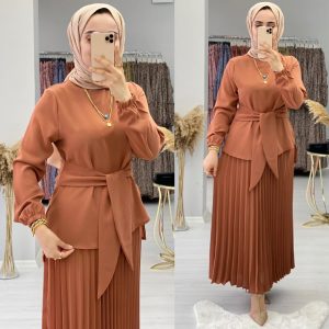 Etek takım krep kumaş