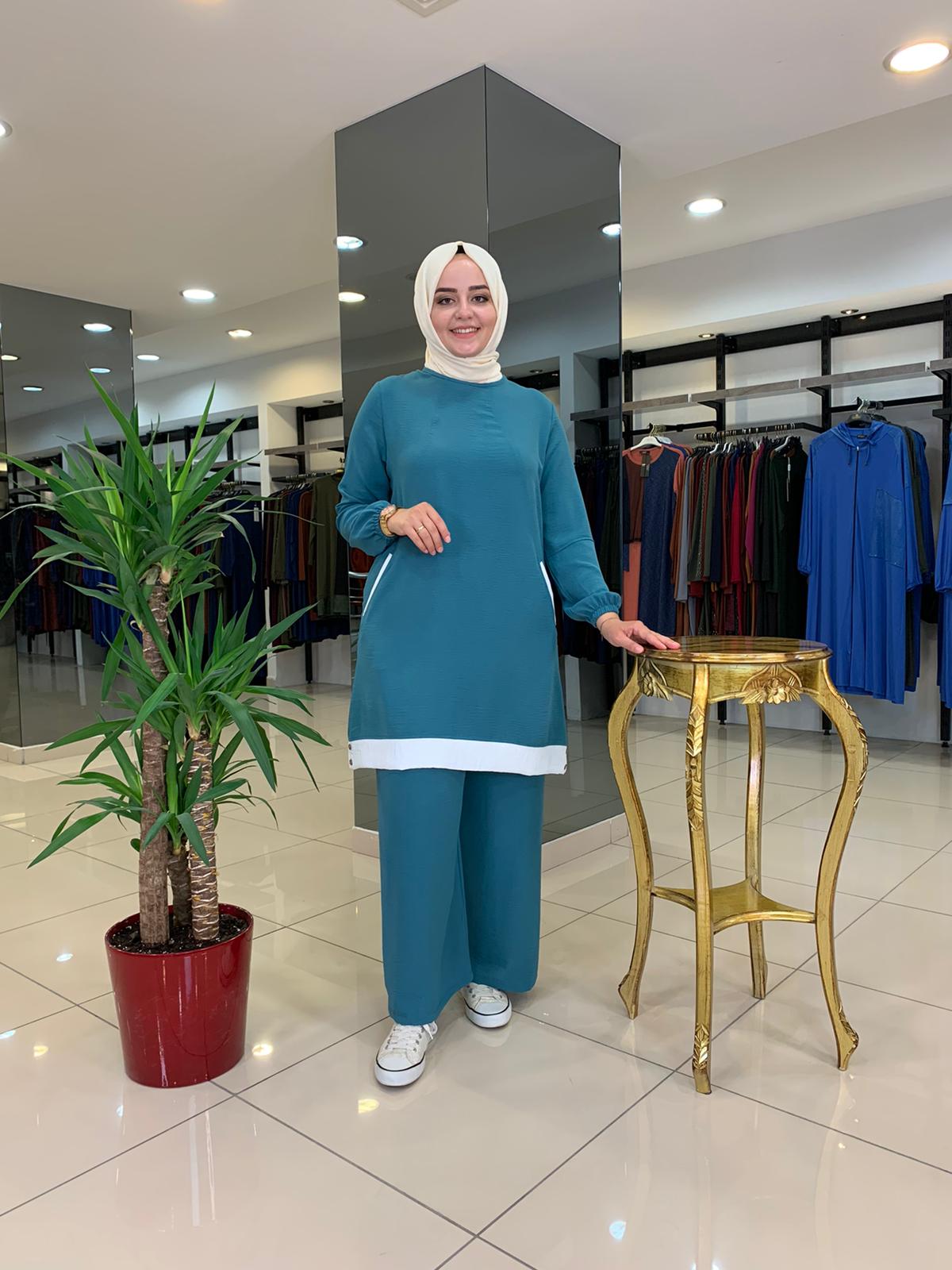 Cepli ayrobin büyük beden takım - Görsel 6