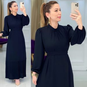 Büyük beden elbise krep kumaş