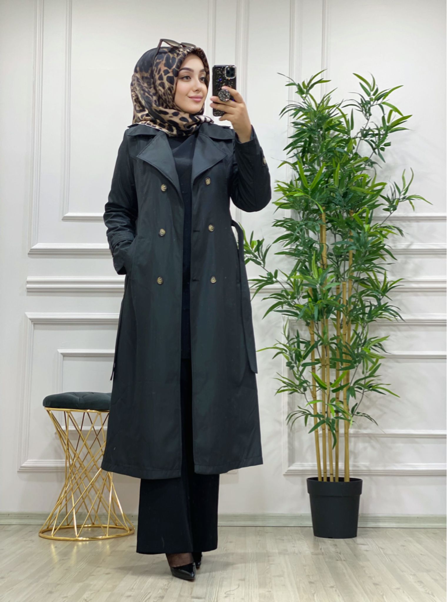 Tuğba trench bondit kumaş - Görsel 2