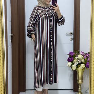 Pamuklu viskon kumaş tunik