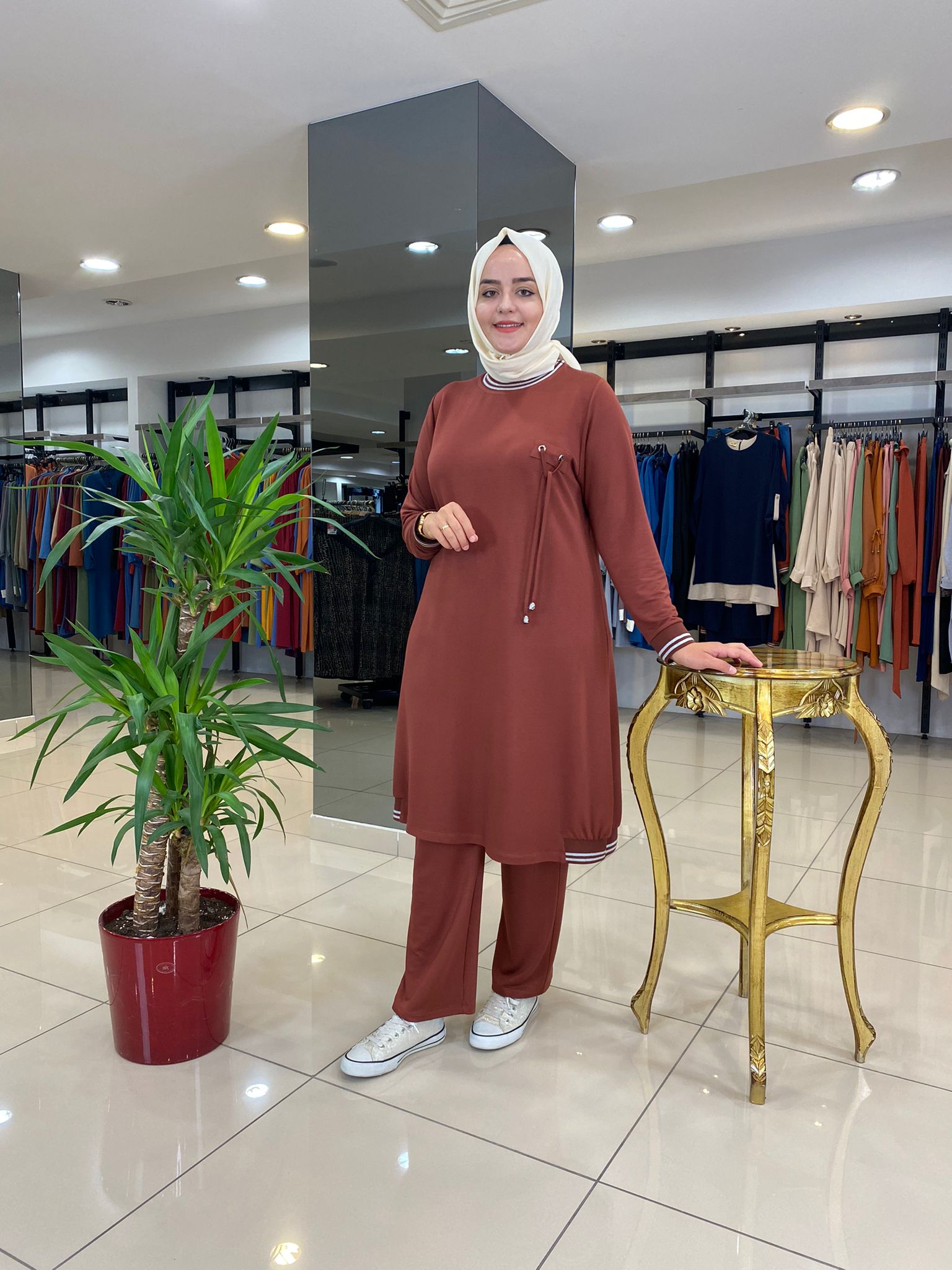 Büyük beden takım iki iplik kumaş - Görsel 8