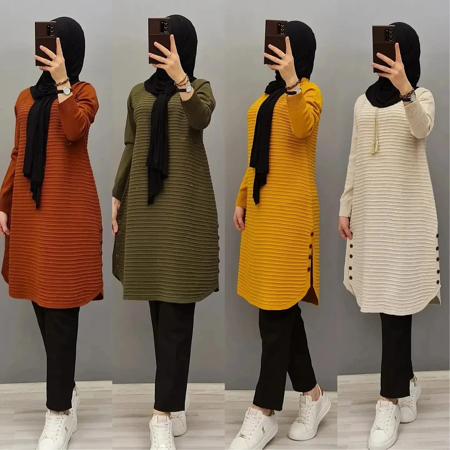 Triko Kumaş tunik - Görsel 9