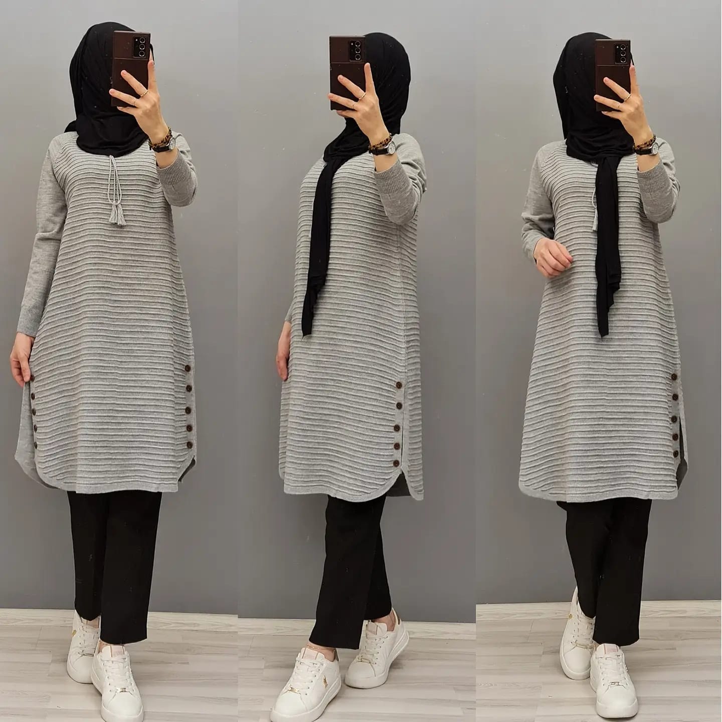 Triko Kumaş tunik - Görsel 8