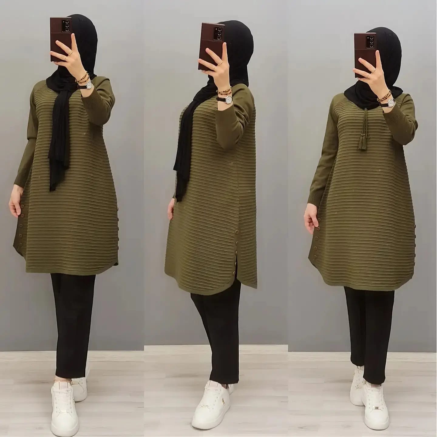 Triko Kumaş tunik - Görsel 7
