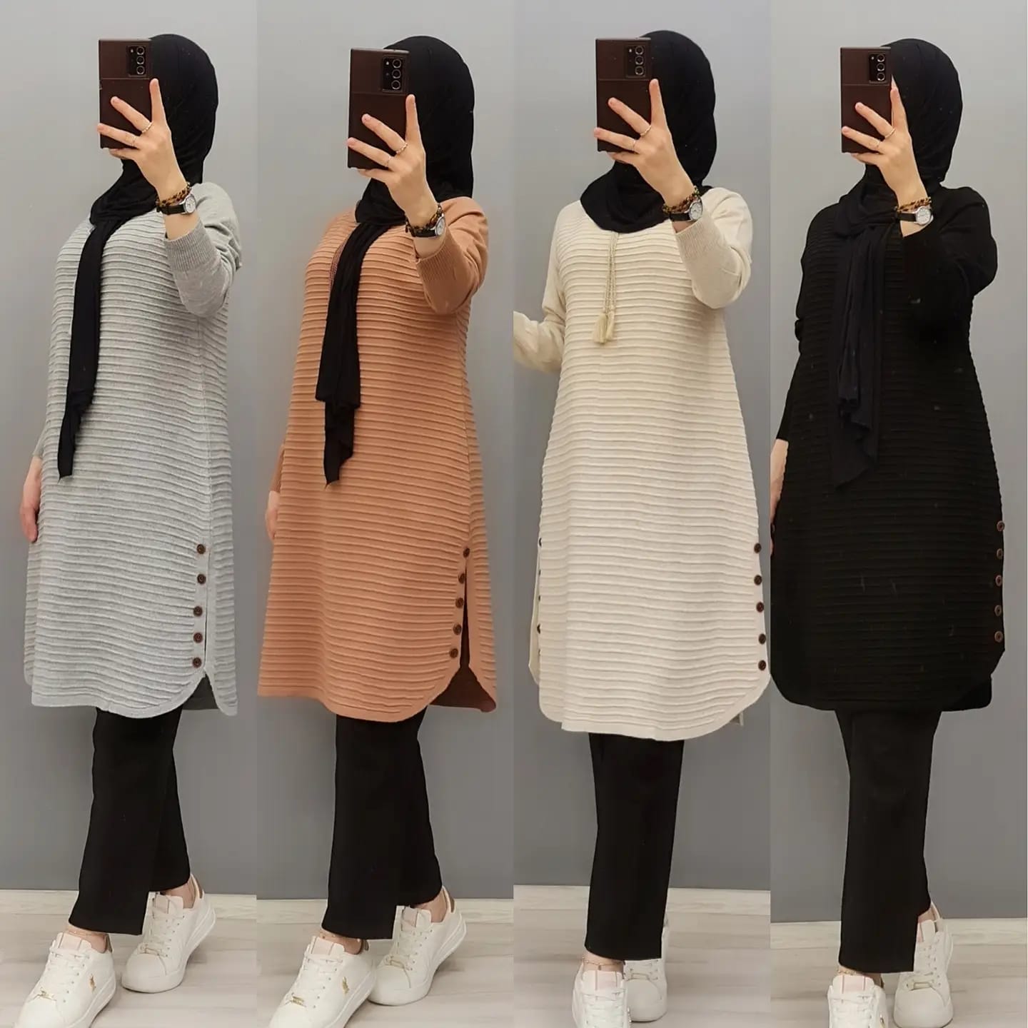 Triko Kumaş tunik - Görsel 5
