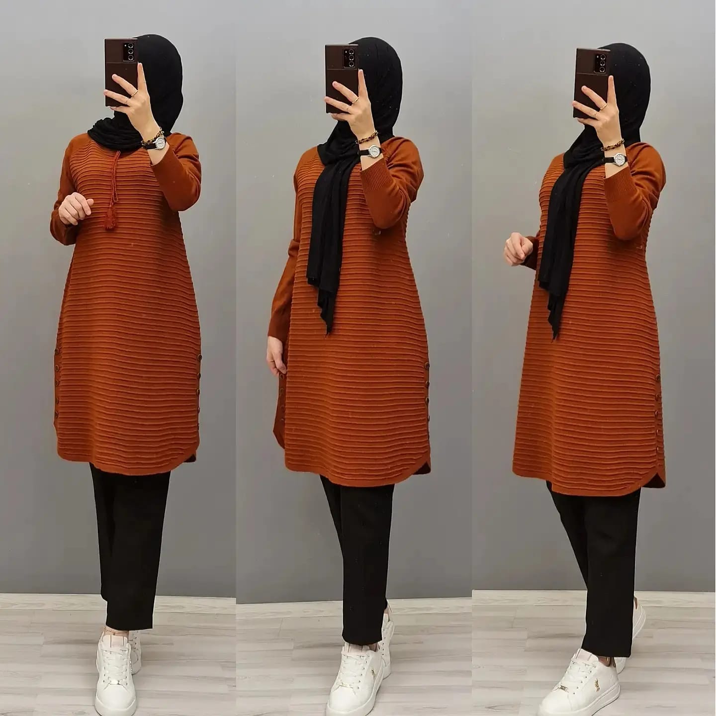 Triko Kumaş tunik - Görsel 2