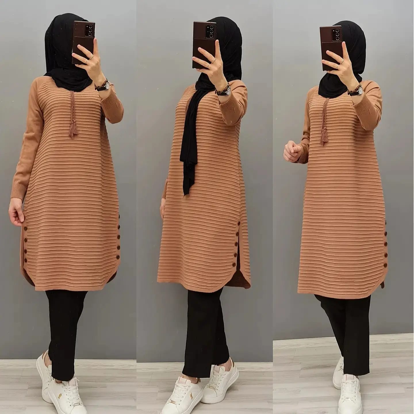 Triko Kumaş tunik - Görsel 3