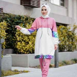 Gökkuşağ spor takım iki iplik kumaş