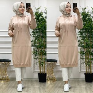 Spor tunik  pamuklu iki iplik kumaş