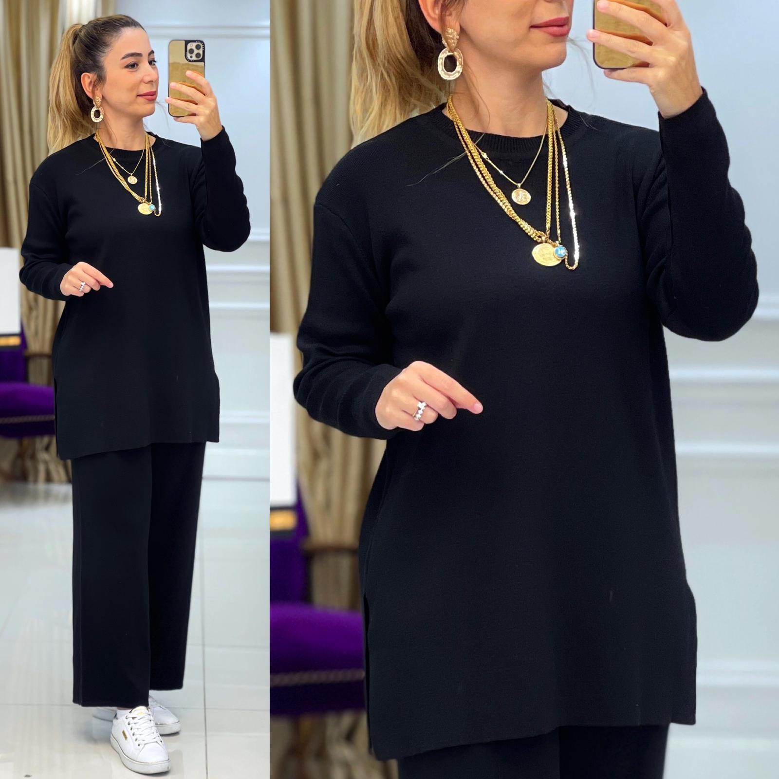 Büyük beden triko takım - Görsel 8