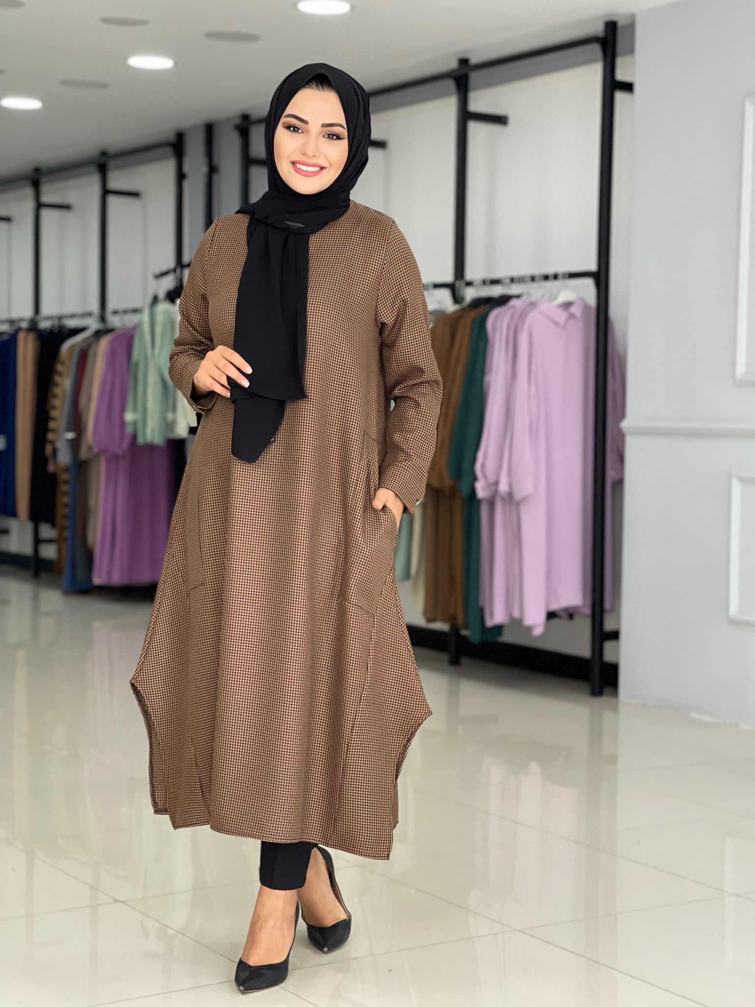 Kazayağı salaş tunik - Görsel 9