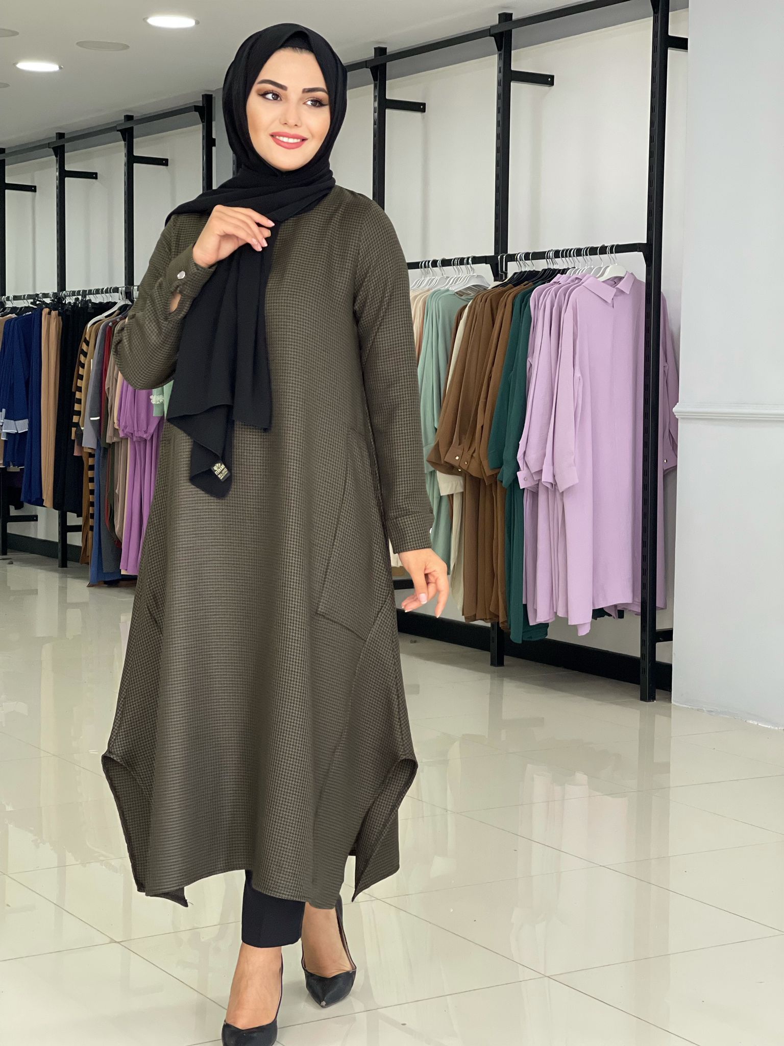 Kazayağı salaş tunik - Görsel 4