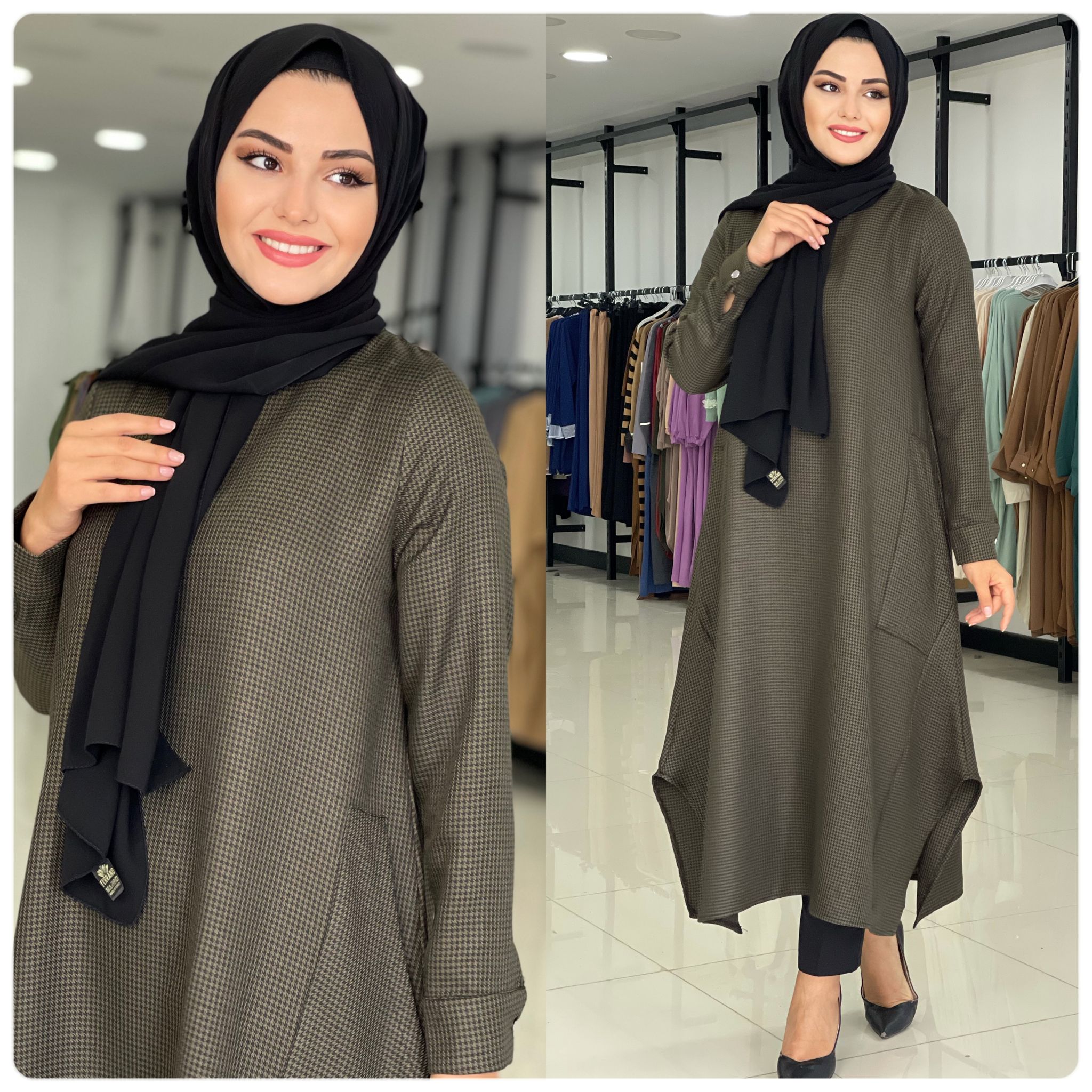 Kazayağı salaş tunik - Görsel 2